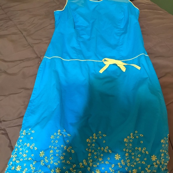 Blue & Yellow Sundress - Picture 3 of 5